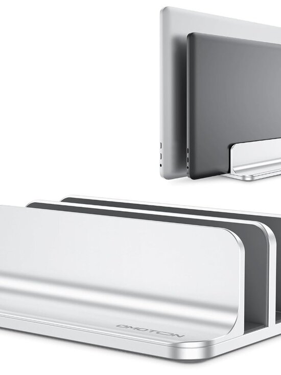 Other - Vertical Laptop Stand [Updated Double Version], Desktop Aluminum Mac Book Stand